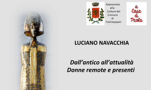 Locandina mostra Luciano Navacchia al Museo Archeologico Forlimpopoli